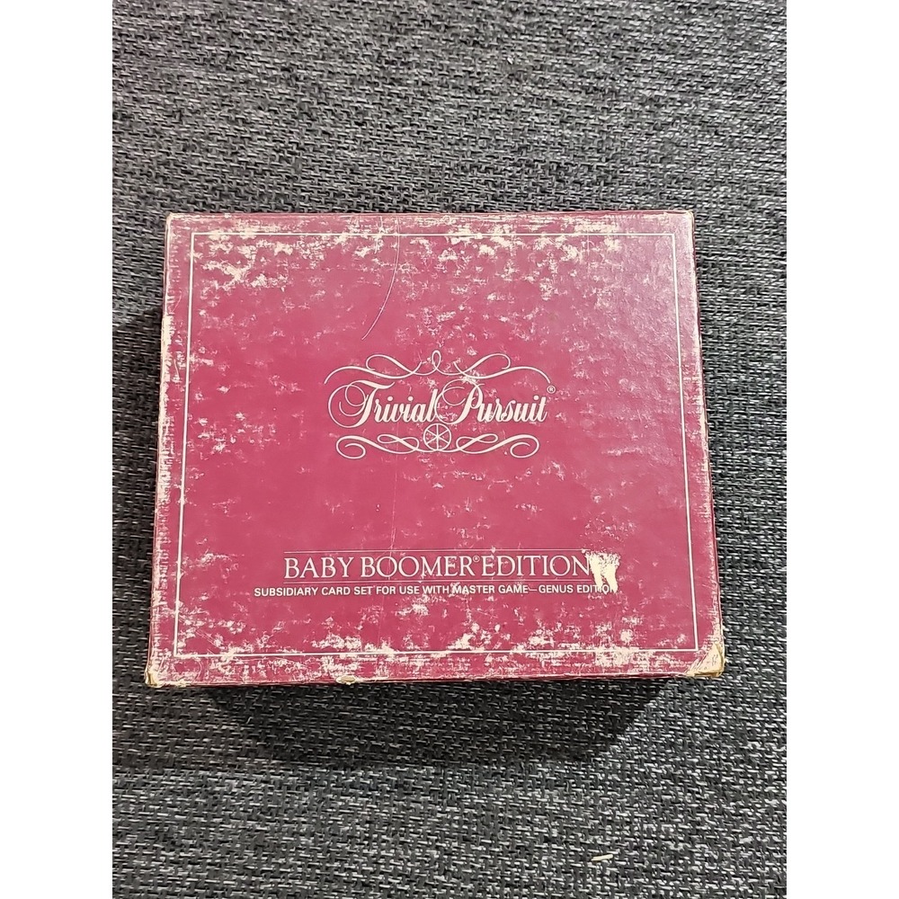 1983 VINTAGE Trivial Pursuit® Baby Boomer Edition Card Set For Genus Edition